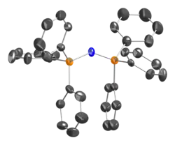 thermal ellipsoid model the bis(triphenylphosphine)iminium cation