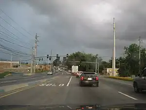 Puerto Rico Highway 1 in Quebrada Arenas