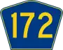 Highway 172 marker