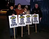 Image 52Public and Commercial Services Union members on strike in Manchester 2006.