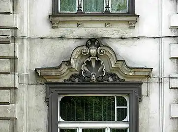 Detail of a pediment