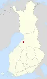 Location of Paavola in Finland