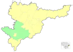 Location of Pabradė Eldership