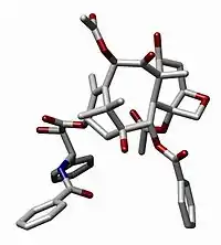 Crystal structure of paclitaxel