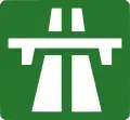 Symbol used for motorways in Pakistan