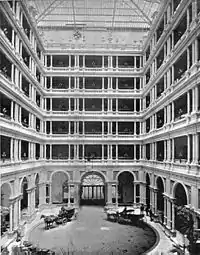 Grand Court of the Palace Hotel, San Francisco, California, 1873-75.