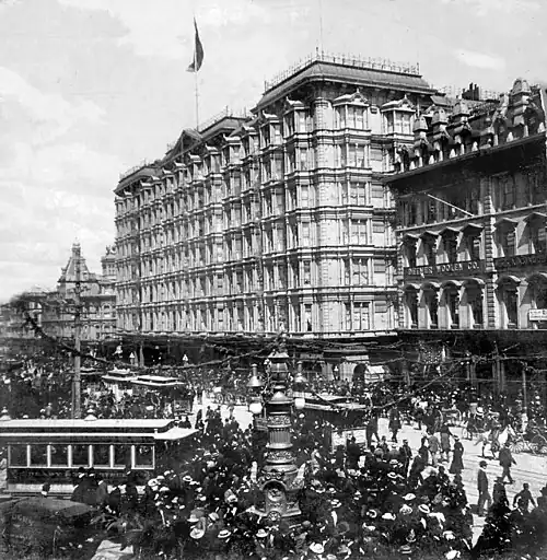 Palace Hotel, San Francisco, California, 1873-75.