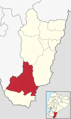 Cantons of Zamora Chinchipe Province