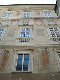 Façade of the Palace Domenico Grillo