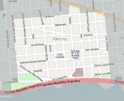 Street map of Palermo