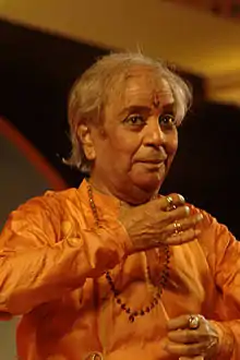 Maharaj performing in Pune, April 2012