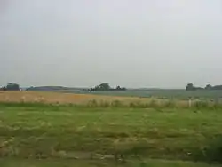 Fields in Woodville Township's northern panhandle