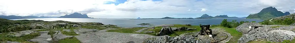 View from the coastal fortress.