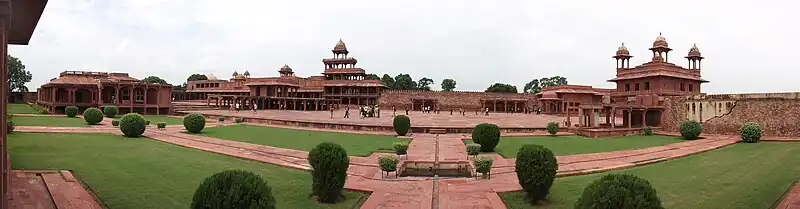 Panoramic view of Fatehpur Sikri Palace