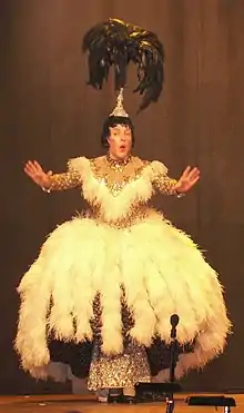 Euan McIver as a pantomime dame