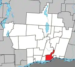 Location within Papineau RCM