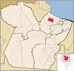 Location in the State of Pará