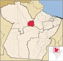 Location in Pará