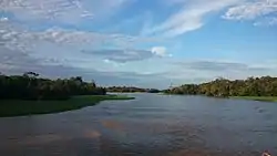 Mouth of the river that gives of the Anamã city name, Anamã River.