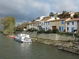 The Canal du Midi in Paraza