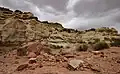 Rugged and rocky landscape near Pariah, Utah.