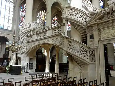 The jubé, or rood screen