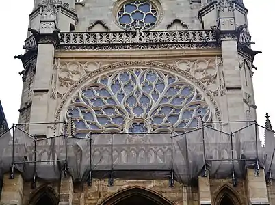 West rose window of Saint Chapelle (1485–1498)