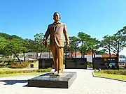 The five-meter-tall bronze statue of Park (2017)