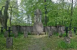 World War I cemetery in the village