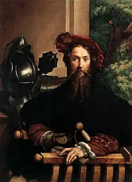 Portrait of Galeazzo Sanvitale by Parmigianino, c. 1524