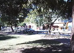 Partial view of Eva Hajduk Park, a local arboretum