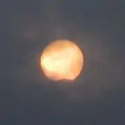 Partial in Hefei, China, 1:40 UTC