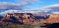 Parunaweep Canyon and Johnson Mountain (left edge) seen from Eagle Crags