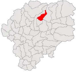 Location in Bistrița-Năsăud County