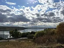 Pasqua Lake viewed from the community of Pasqua Lake