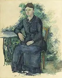 Madame Cézanne in a Garden, 1879-1880, Musée de l'Orangerie