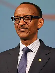  RwandaPaul Kagame, President, 2018 chairperson of the African Union