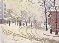 Signac: Boulevard de Clichy (1886)