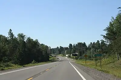 US 45 entering Paulding