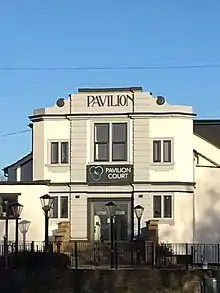 Pavilion Picture House, built 1920, Stanningley, Leeds January 2021, distinctive 1920s cinema converted into private accommodation