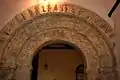 Norman arch over south door, St John the Baptist church