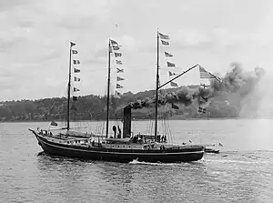 SS Roosevelt in 1909, prior to her 1917–1919 service as the "Pribilof tender."