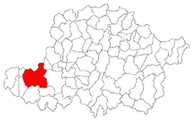 Location in Arad County