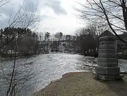 Island Park in the Winnipesaukee River between Tilton and Northfield