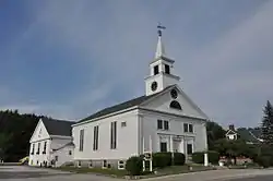 The Congregational church in the town center