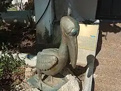 Pelican statue in Holon