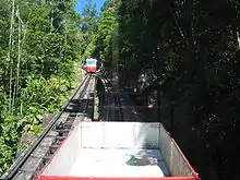 Penang Hill Railway passing loop.