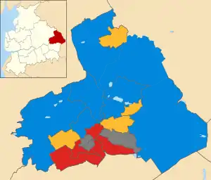 2011 results map