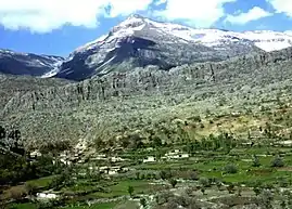 Pendro village and Mount Butin