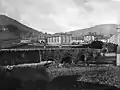 View of Penmachno looking SW towards the Bethania Chapel (about 1875)